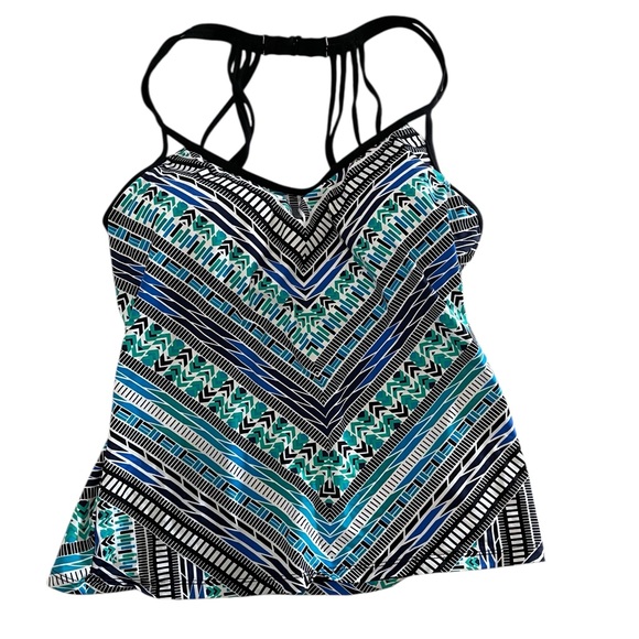 Jantzen Other - Jantzen  print racer back tankini size SMALL boxFF